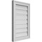 Ekena Millwork Vertical Surface Mount PVC Gable Vent: Functional, w/ 2"W x 1-1/2"P Brickmould Frame, 16"W x 24"H GVPVE16X2402SF - alternate 3